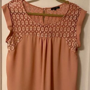 Pink Lace Blouse